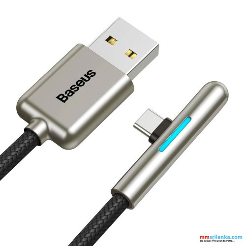 Baseus Iridescent Lamp HW flash charge Mobile Game USB For  Type-C 40W 1m